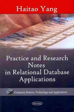 Practice and Research Notes in Relational Database Applications Hot on Sale